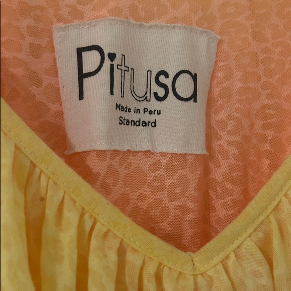 Pitusa Tiered Pastel Ruffle Beach Doll Dress - Picture 3 of 5